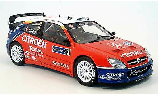 Citroen Xsara WRC 2004 1/18 Autoart no.3 s.loeb/d.elena tour de corse modelauto