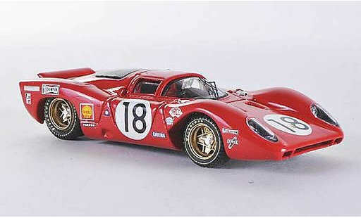 Ferrari 312 P 1/43 Best Coupe LM Rodriguez-Piper 1969 modelauto