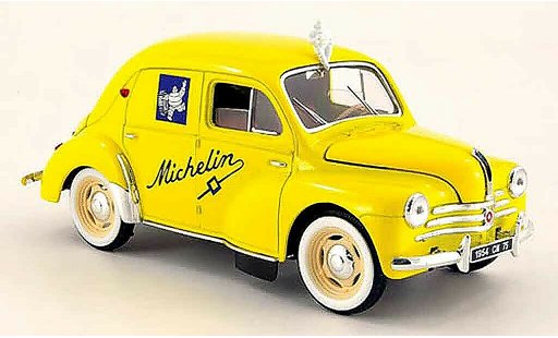 Renault 4CV Base 1/18 Solido michelin 1954 modelauto
