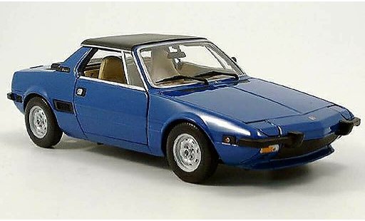 Fiat X 1/9 Targa 1/18 Minichamps blauw 1972 modelauto