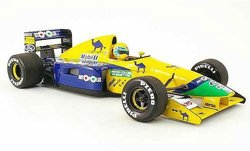 Benetton B191 course 1/18 Minichamps 1991 benetton b 191 r.moreno modelauto