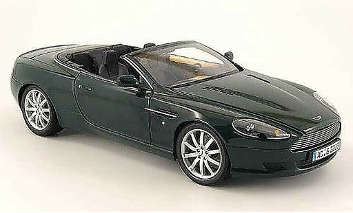 Aston Martin DB9 volante 1/18 Minichamps groen modelauto