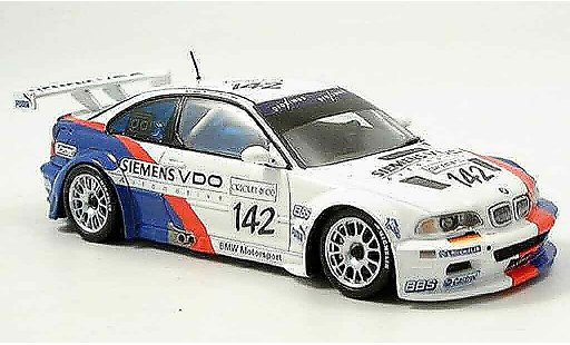 Bmw M3 course 1/43 Minichamps GTR E46 Spa Muller Muller stuk 2004 modelauto