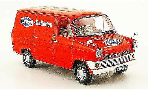 Ford Transit Kastenwagen 1/43 Minichamps Daimon Batterien 1965 modelauto