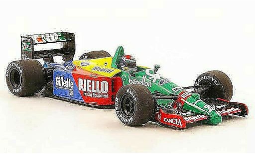 Benetton B189 course 1/43 Minichamps 1989 Benetton B 189 No.20 Riello E.Pirro Saison modelauto