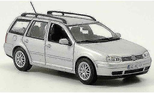 Volkswagen Golf Variant 1/43 Minichamps grijs metallic modelauto