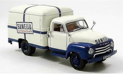 Opel Blitz Type A 1/43 Minichamps 175 t koffer sanella modelauto