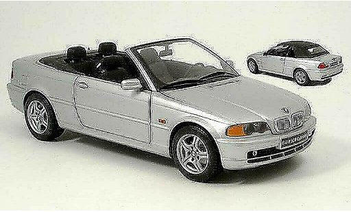 Bmw 328 cabriolet 1/18 Kyosho E46 ci grijs modelauto