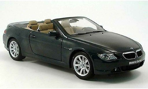Bmw 645 Cabriolet 1/18 Kyosho E64 ci groen modelauto