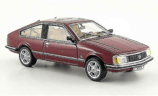 Opel Monza Base 1/43 Schuco rood modelauto