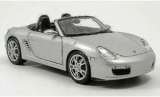 Porsche Boxster Base 1/18 Maisto (987) grijs metallized 2005 modelauto