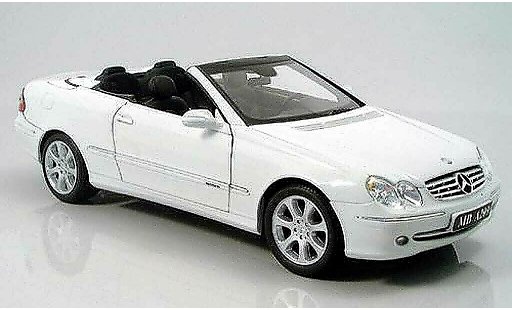 Mercedes Classe CL cabriolet 1/18 Kyosho K wit 2003 modelauto