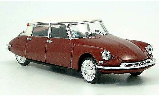 Citroen DS 19 1/43 Nostalgie zwart-rood/wit 1956 modelauto