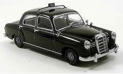 Mercedes 180 Base 1/43 Minichamps Taxi zwart 1953 modelauto