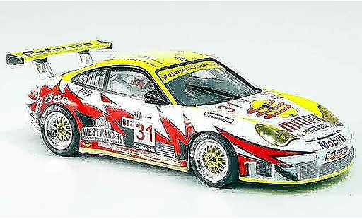 Porsche 911 GT3 RSR 1/43 Minichamps Cls.winnaar Sebring Bergmeister Long 2005 modelauto