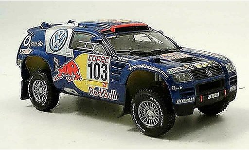 Volkswagen Touareg Dakar 1/43 Minichamps racesaby perin winnaar las pampas modelauto
