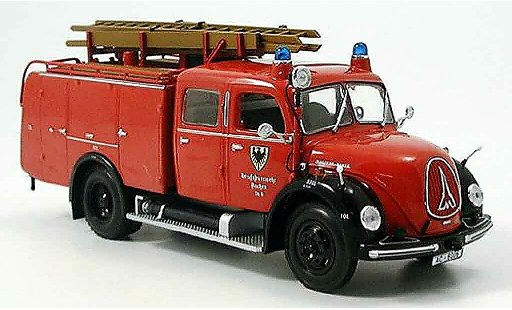 Magirus TLF 16 Merkur 1/43 Minichamps pompier Aachen modelauto