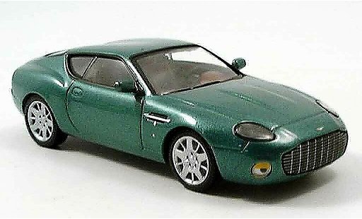 Aston Martin DB7 zagato 1/43 IXO groen 2005 modelauto