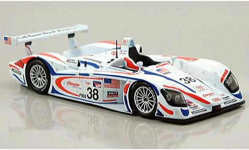 Audi R8 LMP course 1/43 Minichamps 2001 Petit LeMans Road Atlanta Herbert Wallace modelauto