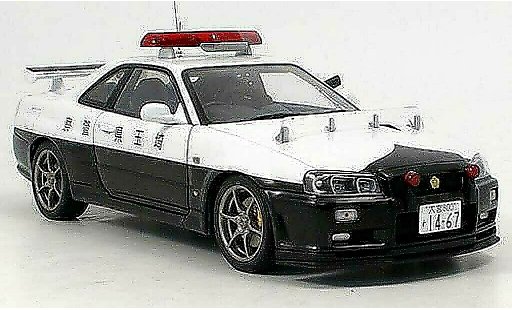 Nissan Skyline R34 1/18 Autoart gtr politie modelauto