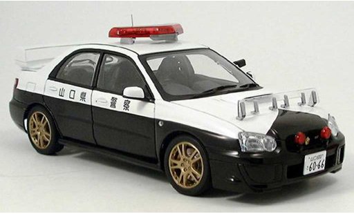 Subaru Impreza WRX 1/18 Autoart STI politie modelauto