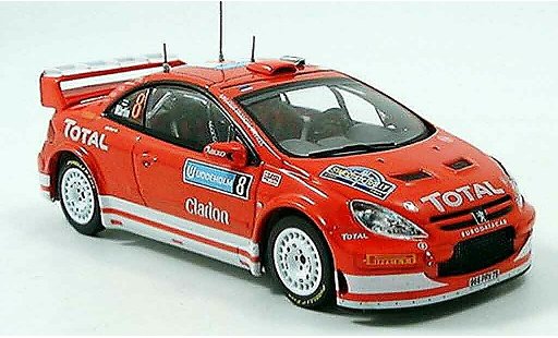 Peugeot 307 WRC 1/43 IXO no.8 martin park rallye Zweden 2005 modelauto