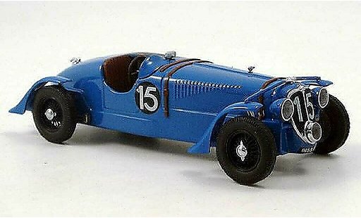 Delahaye 135 course 1/43 IXO S No. 15 winnaar Le Mans 1938 Chaboud/Tremoulet modelauto
