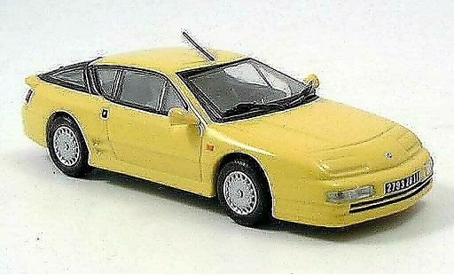 Alpine A610 turbo 1/43 Norev A 610 geel modelauto