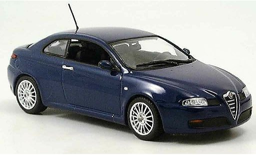 Alfa Romeo GT v6 3.2 1/43 Minichamps blauw 2003 modelauto