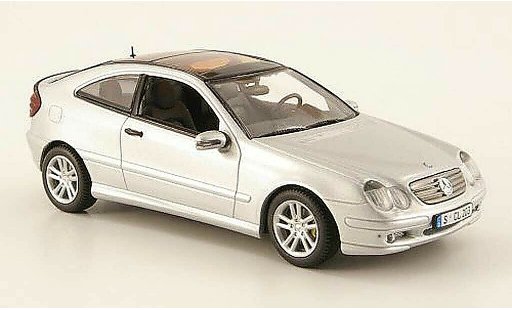 Mercedes Classe C Coupe 1/43 Minichamps Sport (CL203) grijs 2000 modelauto