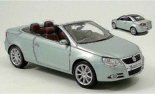 Volkswagen Eos Base 1/18 Norev grijs metallic blauw cabriolet-coupe 2006 modelauto