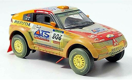 Mitsubishi Pajero Evolution 1/43 Solido MPR11 avec Schmutzeffekt 2005 modelauto