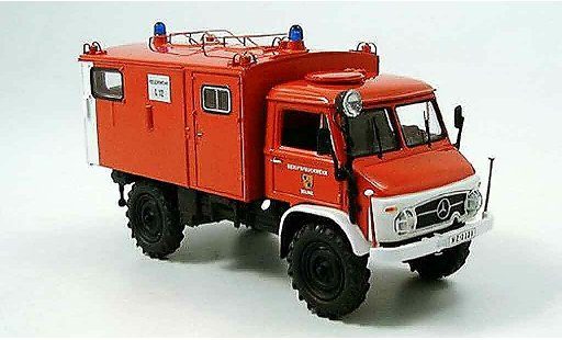 Mercedes Unimog 401-404 1/43 Schuco 404S Funkkoffer pompier modelauto