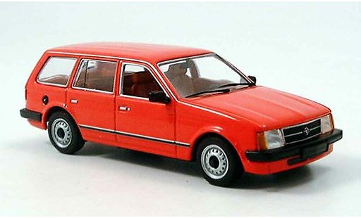 Opel Kadett D Caravan 1/43 Minichamps rood 1979 modelauto