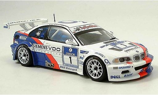 Bmw M3 GTR 1/43 Minichamps E92 No.1 Team Motorsport 24h ADAC Nurburgring 2005 modelauto