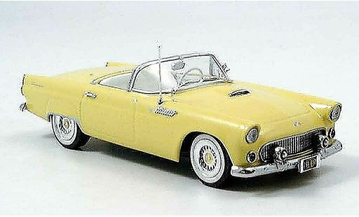 Ford Thunderbird Two-Seater 1/43 Minichamps geel modelauto
