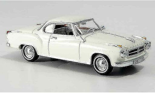 Borgward Isabella coupe 1/43 Minichamps wit 1958 modelauto