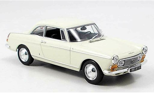 Peugeot 404 coupe 1/43 Minichamps creme 1962 modelauto