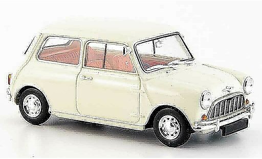 Austin Mini cooper 1/43 Minichamps wit 1960 modelauto