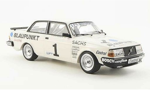 Volvo 240 Turbo 1/43 Minichamps No.1 blauwpunkt P.Stureson DTM 1986 modelauto