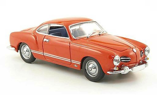 Volkswagen Karmann Ghia Coupe 1/43 Minichamps Ghia (Typ 14) rood 1966 modelauto