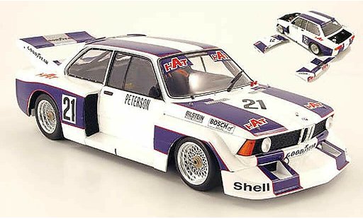 Bmw 320 Gr.5 1/18 Minichamps E21 i gr. 5 no.21 hat r.peterson drm 1977 modelauto