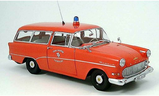 Opel Rekord P1 1/18 Minichamps caravan pompier neuenkirchen modelauto