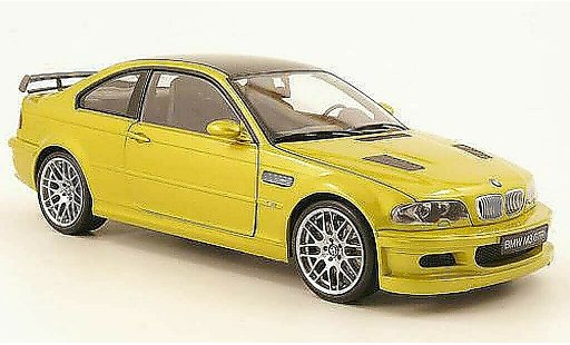 Bmw M3 GTR 1/18 Kyosho E46 groen geel modelauto
