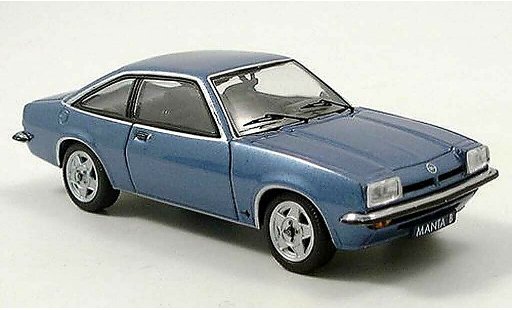 Opel Manta B B 1/43 Schuco blauw modelauto