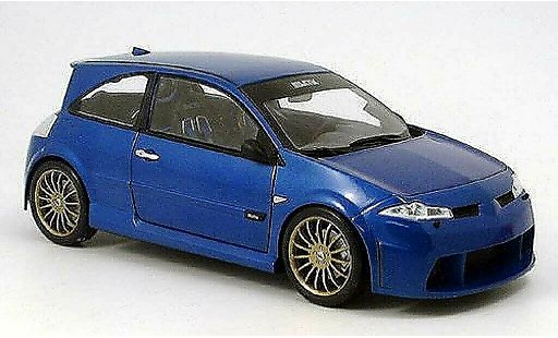 Renault Megane Vampire 1/18 Norev rstuning blauw modelauto