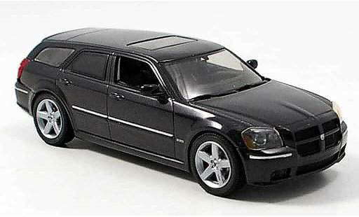 Dodge Magnum 2006 1/43 Norev SRT8 zwart modelauto