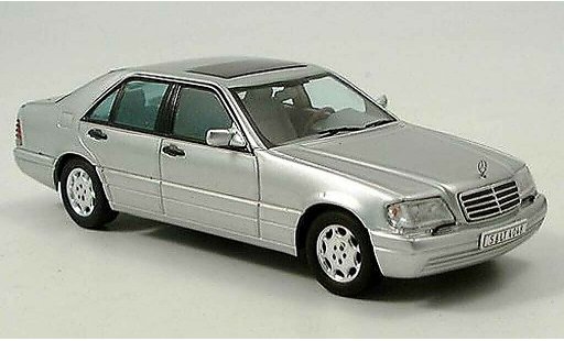 Mercedes Classe S 500 1/43 Spark (W140) grijs modelauto