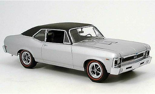 Chevrolet Nova SS 1/18 GMP 1969 396 grijs metallized modelauto