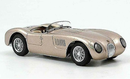 Jaguar C-Type Stradale 1/43 Brumm bronze modelauto